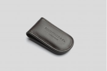Magnetic leather money clip