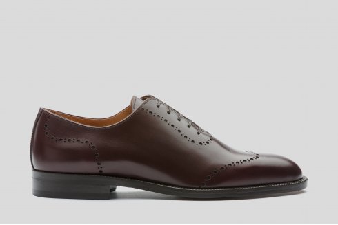 Burgundy one cut color oxfords